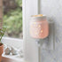CANDLE WARMERS ETC Pluggable Fragrance Warmer- Decorative Plug-in for Warming Scented Candle Wax Melts and Tarts or Fragrance Oils, Mason Jar White Porcelain