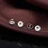 4 Pairs Screw Earring Backs,18K Gold Plated Sterling Silver Screw on Earring Backs Replacements for Diamond Earring Studs, Hypoallergenic Secure ScrewBacks for Threaded Post .032"