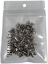 RUBYCA 100 Sets 9MM Silver Color Bullet Cone Spike and Stud Metal Screw Back for DIY Leather-Craft