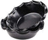 Webake Mini Pie Pan Set of 4, Nonstick 5 Inch Pie Plate Baking Dish with Ruffled Edge, Individual Round Bakeware Pie Tins for Toaster Oven Air Fryer Insta Pot