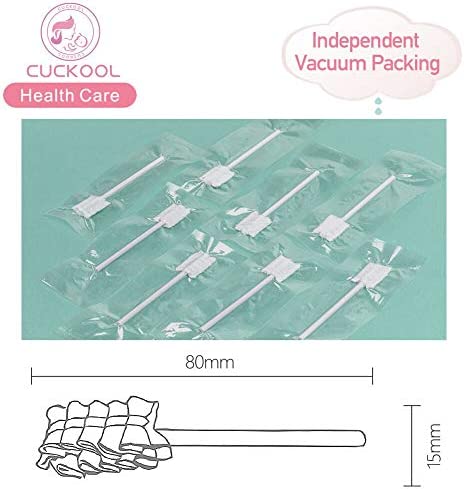 Baby Toothbrush, Infant Toothbrush Clean Baby Gums Disposable Tongue Cleaner Gauze Toothbrush Infant Oral Cleaning Stick Dental Care for 0-36 Month Baby