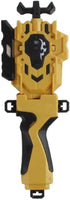 Speder Bey Gyro Blades Launcher and Grip , Light Sparking Battling Burst String Launcher Gyro Left&Right LR Spin Top Compatible with All Bey Burst Series Battling (Gold)