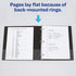 Avery Mini Durable Binder for 5.5 x 8.5 Inch Pages, 2-Inch Round Ring, Black, 1 Binder (27554)