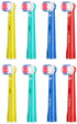 Milos Electric Toothbrush Replacement Heads for Kids Oral B Compatible Pack of 8, Extra Soft Bristles, Fits for Electric Braun brush heads, refill for Vitality Precision Sensitive White, Clean Triumph