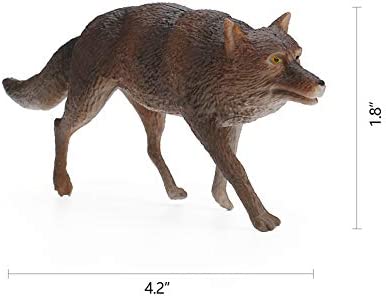 7Pcs Wolf Toy Figurines Set Wolf Animals Figures (Wolf Set A)
