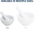 Apothecary Products Mortar and Pestle Bowl | Mixer and Grinder for Medicine | Porcelain | 4 Oz