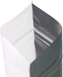 QQ Studio Pack of 100 Translucent Front Matte Black Poly Plastic Resealable Bags (0.8oz (3" x 5"), Stand-Up Pouch)