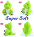 BSTAOFY 11'' Light Up Dinosaur Stuffed Animals Cute LED T-Rex Soft Plush Toy Glow in The Dark Gifts for Kids Boys Girls Birthday Holiday, Green