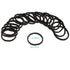 Black Braided Hair Ties for Women 18 Pcs Hair Ties Braided Hair Tie Braided Ponytail Holders Braided Hair Elastics Men Bracelet Thick Bands