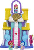 Nanables Unicorn Carnival, Rainbow Way Medium House, Incl Carnie, Gypsy & Scarlet Toys with Exclusive Unicorn Vehicle & Parking Space, Hinged Door, Bonus Mechanical Feature, 2 Spaces