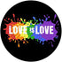Splat Rainbow LGBT Gay Pride Lesbian Love Is PopSockets PopGrip: Swappable Grip for Phones & Tablets