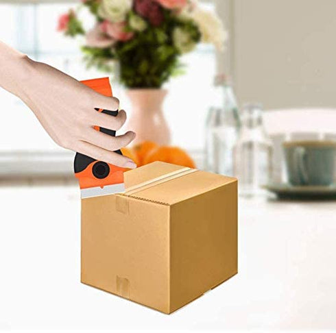 Razor Blade Scraper, Double Edge Window Scraper Tool with 10 Razor Blades Glass Scraper for Removing Sticker, Glass Stove Top, Label, Grease from Windshield