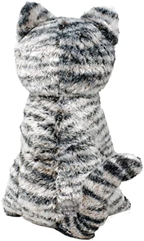 Shelter Pets Series One: Tig The Cat - 10" Gray Tabby Plush Toy Stuffed Animal - Based on Real-Life Adopted Pets - Benefiting The Animal Shelters They were Adopted from