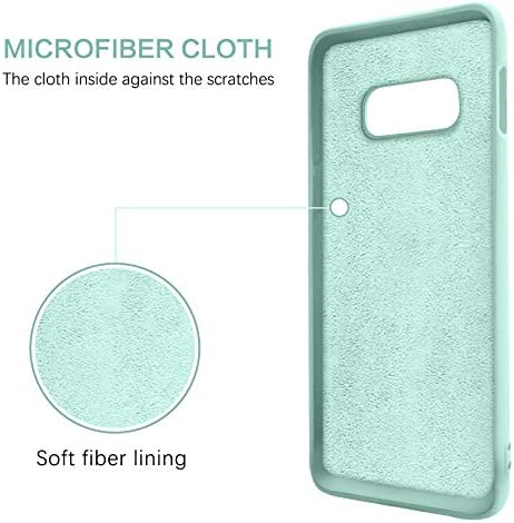 BENTOBEN Samsung Galaxy S10e Case, Slim Silicone Soft Rubber with 360° Ring Holder Kickstand Car Mount Supported Shockproof Bumper Protective Case Cover for Samsung Galaxy S10e 5.8" (2019), Mint Green