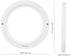 Youtob LED Flush Mount Ceiling Light, 15W 100 Watt Equivalent, 1200lm White Round Lighting Fixture for Kitchens, Closets, Stairwells, Basements, Hallways, Laundrys(Cool White 4000K-White)