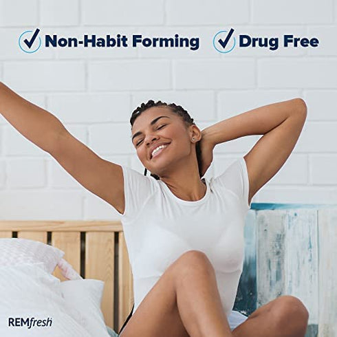 REMfresh 2mg Advanced Melatonin Sleep Aid Supplement (12 Caplets) | Drug-Free, Sleeping Pills to Support Restful, Natural Sleep | #1 Doctor Recommended | Pharmaceutical-Grade, Ultrapure Melatonin