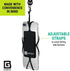 Gear Beast Cell Phone Lanyard - Neck Phone Holder w/ Card Pocket and Silicone Neck Strap - Compatible with Most Smartphones, Black