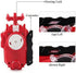 Battling Sparking String Launcher, World Spriggan Top Burst Launcher Set, Left and Right Spin String Launcher Grip Compatible with All Bey Burst Series - Red
