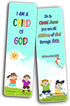Christian Bookmarks for Kids - Identity in Christ (60 Pack) - Perfect Gift Away for Sunday School and Ministries - VBS Sunday School Easter Baptism Thanksgiving Christmas Rewards Encouragement