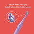 Colgate Hum Connected Smart Battery Toothbrush Refill Head, Purple, 2 Pack