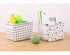 AARAINBOW 3 Packs Storage Basket Bins Canvas Mini Storage Cubes Storage Basket for Makeup, Toys Liners, Books Storage Baskets with Handles for Shelves & Desks (3 Star)