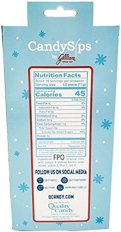 CandySips Candy Straws, Peppermint, 8 Straws, Pack of 2