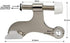 5 Pack Rok Hardware Heavy Duty Hinge Pin Door Stop, Brushed Nickel ROKDSP1BN