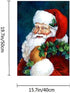 ACANDYL DIY Oil Painting Paint by Number Kit for Kids Adults Students Beginner DIY Canvas Painting by Numbers Acrylic Oil Painting Arts Craft for Home Wall Decoration Santa Claus 16x20 Inch