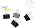 Coofficer Extra Large Binder Clips 2-Inch (24 Pack), Big Paper Clamps for Office Supplies, Black