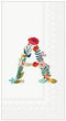 Monogrammed Hand Towels for Bathroom, Paper Personalized Napkins Decorative, Wedding Napkins, Pick Your Letter - Floral Letter A - 32 pcs