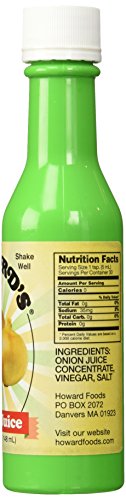 HOWARD'S Onion Seasoning Bottled Juice | Gluten-Free, All Natural, Shelf Stable | 5 Ounce