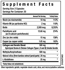 Evolution_18 Beauty Grow Capsules, Supplements with Collagen, Biotin & Keratin for Healthy Skin, Nails & Hair Growth, 40 Capsules