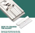 DILAKS 2-Pack Razor Scraper, All Metal Heavy Duty Razor Blade Scraper with Extra 20-Piece Blades