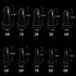 Acrylic Nail Tips 500 Pieces Fake Nail Tips - 10 Sizes Artificial False Nail Tips With Box - for Women Girls DIY Nails (Almond-Clear)