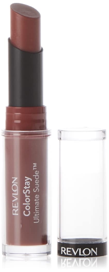 Revlon ColorStay Ultimate Suede Lipstick, Longwear Soft, Ultra-Hydrating High-Impact Lip Color, Formulated with Vitamin E, Ingenue (002), 0.09 oz
