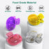 Mspan Toothbrush Head Cover Cap: Tooth Brush Protector Clip Compatible with Oral-B Philips Colgate AquaSonic - Plastic Pod Travel Case - 4 Packs
