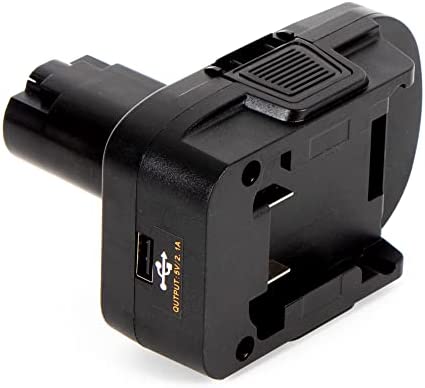 ZDTZAN Battery Adapter DM18GL for Craftsman C3 19.2V Cordless Tools, for DeWalt and for Milwaukee 18V/20V Lithium Battery to for Craftsman 19.2V Battery Cordless Tool, with USB