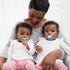 Dr. Brown's Advantage Symmetrical Pacifier with Air Flow - Pink Glow-in-the-Dark - 3-Pack - 6-18m
