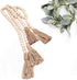Wood Bead Garland Farmhouse Beads Wood Bead Garland with Tassel Prayer Beads Farmhouse Decor Wood Bead Strands