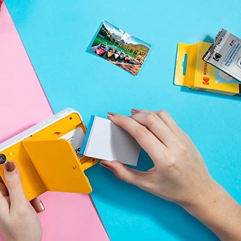 Kodak 2"x3" Premium Zink Photo Paper (50 Sheets) Compatible with Kodak Smile, Kodak Step, PRINTOMATIC, 50 count (Pack of 1)