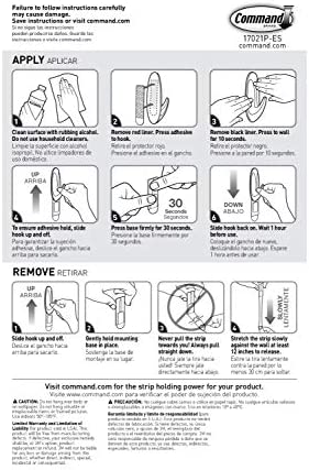 Command Medium Refill Adhesive Strips, Damage Free Hanging Wall Adhesive Strips for Medium Indoor Wall Hooks, No Tools Removable Adhesive Strips for Living Spaces, 9 White Command Strips