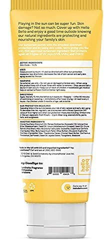 Hello Bello Sunscreen Lotion - 3Oz, Yellow