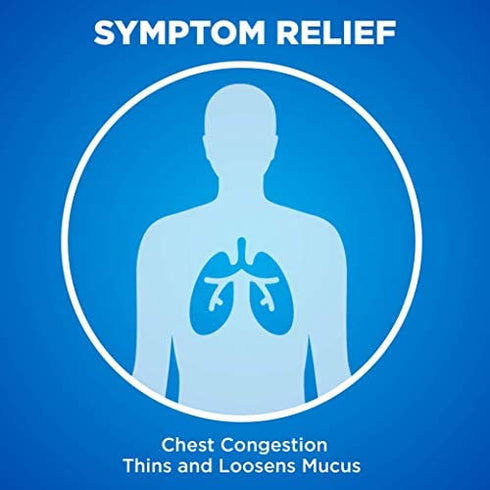 Amazon Basic Care Guaifenesin Cough and Mucus Relief Extended-Release Tablets, 600 mg, 12 Hour Expectorant, 20 Count