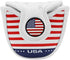 Golf Mallet Putter Head Cover Magnetic Headcover Head Covers Golf Club Accessory USA Statue of Liberty Thick Synthetic Leather for Odyssey 2ball 2 Ball Taylormade Scotty Cameron