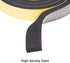 yotache Self Adhesive Foam Gasket Tape 2 Rolls 1/2" W X 1/2" T for Doors Soundproofing Weather Seal Strip Insulation, 13 Ft Length (2 X 6.5 Ft Each)