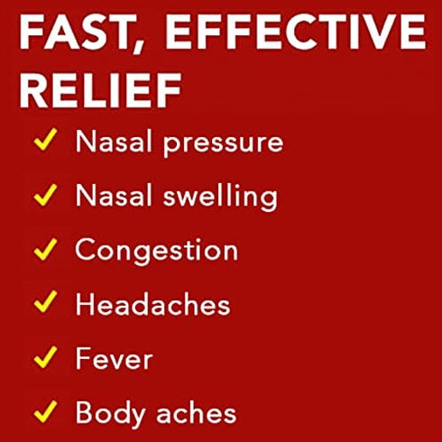 Advil Respiratory Sinus Congestion and Pain Relief Medicine & Fever Reducer with Ibuprofen and Phenylephrine HCl, 50 Count