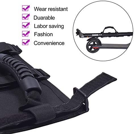Epessa Hand Carrying Handle Strap for Kick Scooter Electric Scooter Folding Bike, Scooter Carry Strap with Innovative Gel Non-Slip,Compatible with Segway ES1/ES2/ES3/MAX Mijia M365/M365 Pro