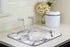 S&T INC. Marble Print Dish Drying Mat, 16 Inch by 18 Inch
