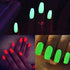 Dip Powder Nail Kit - 10 Dip Powder Colors Refill with Glow in The Dark Nail Dip Powder