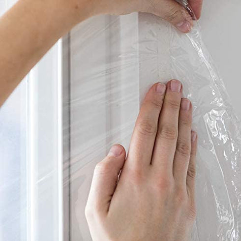 Duck 286218 Extra Large Patio Door Shrink Film Window insulation kit, 1, Crystal Clear